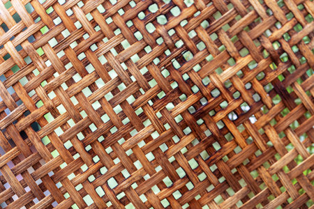 Wicker texture background. Wicker basket pattern. Bamboo weave