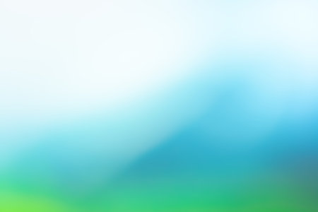 Abstract blurred blue and green background with copy space for your text.の写真素材