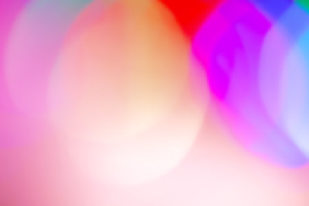 Abstract circular bokeh background. Colorful defocused lights.