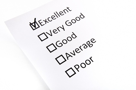 Test check boxes with the black markの写真素材