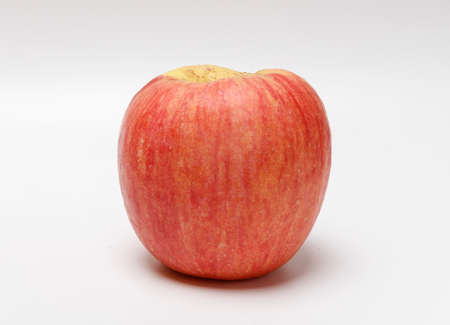 Fresh apples on white background