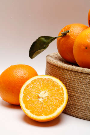 Orange creative posing