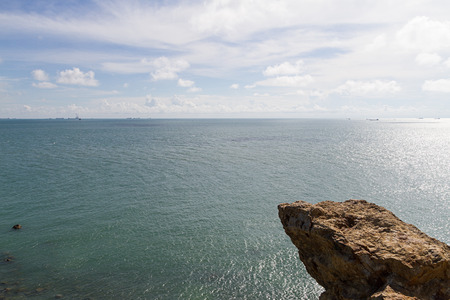 The aiguille on sea at Vung Tau, Viet Nam.の写真素材
