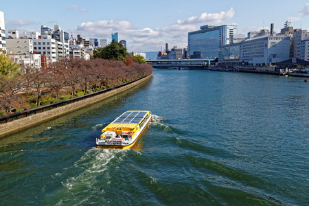 Water capital Osaka suij? busのeditorial素材