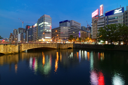 City of Osaka Yodoyabashiのeditorial素材