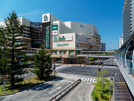 Amagasaki Cuse Mall in front of JR Amagasaki Ekimae, Hyogo Prefectureのeditorial素材