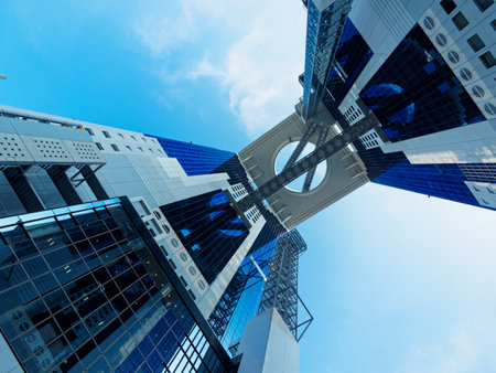 Osaka Umeda Sky Building and Kuchu Garden Observatory