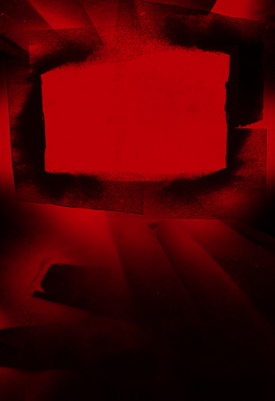 beauty inky red frame with copy spaceの写真素材