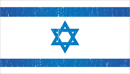 vintage israel flagのイラスト素材