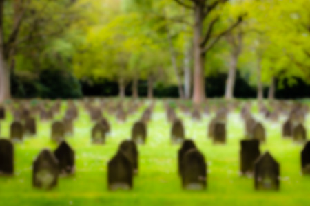 War graves, Hamburg, Germany, Ohlsdorf cemeteryの写真素材
