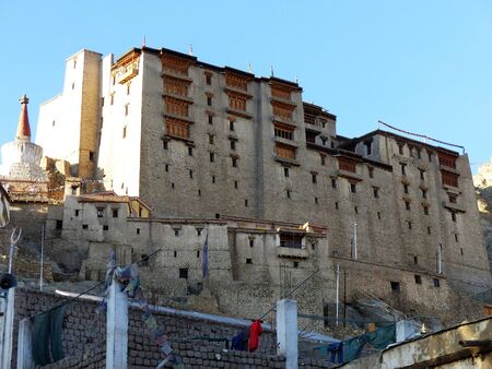 Ancient castle of Leh in Ladakh in India.のeditorial素材
