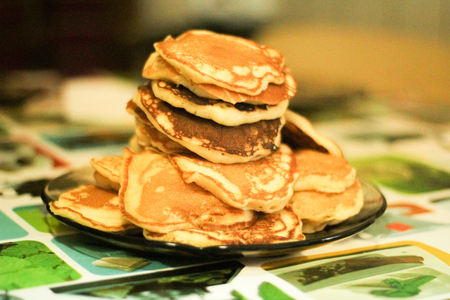 Mountain of pancakes