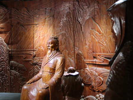 china carving statueの写真素材
