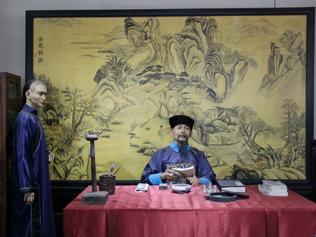 Qing dynasty wax figuresのeditorial素材