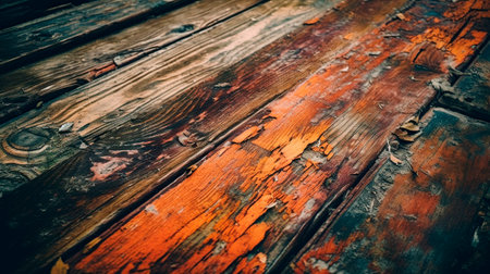 Old wood texture background with natural patterns, vintage color tone style.の写真素材