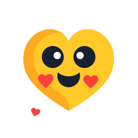 Heart emoticon icon vector isolated on white background, Heart emoticon transparent signの写真素材