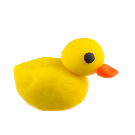 modelling clay duckの写真素材