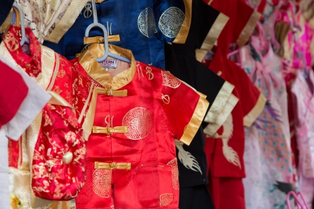 Chinese traditional clothesのeditorial素材