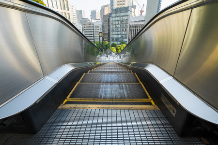 Out door escalator from Tokyoの写真素材