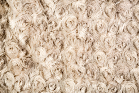 Luxury fur texture, rose shaped