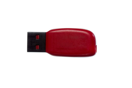 Usb flash drive isolated on white background