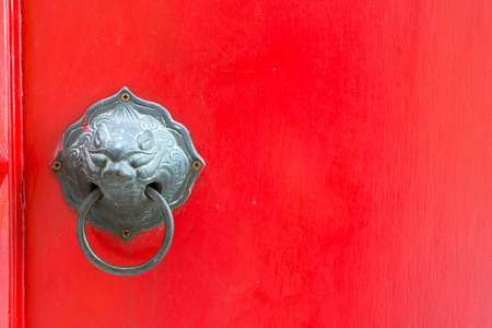 Lion gate knockerの写真素材