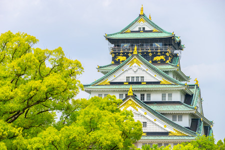 Himeji as known as Osaka castle against the skyのeditorial素材