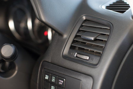 Air condition vent in a modern carの写真素材