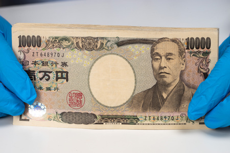 money on tableの写真素材