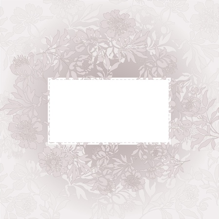 abstract background with a white card in a beautiful beige colorのイラスト素材