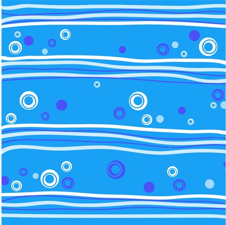 abstract blue background with stripes and ringsのイラスト素材