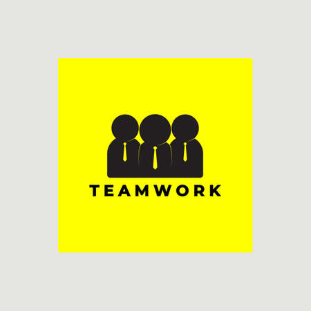 Teamwork icon vector illustration designのイラスト素材