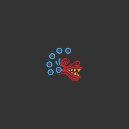 ethnic mask logoのイラスト素材