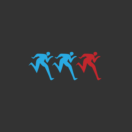 running logoのイラスト素材