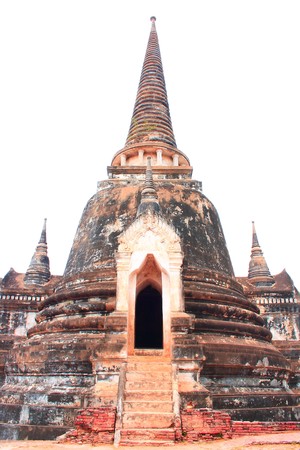 World heritage temples in Ayutthaya, Thailandの写真素材