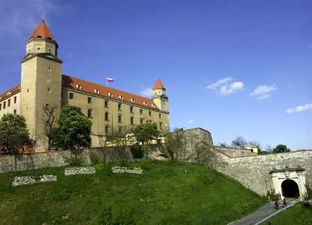 Bratislava castleの写真素材