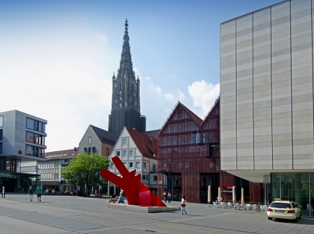 Ulm Germany Mai 2012  Square in a new wayのeditorial素材