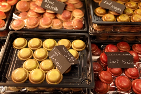 Lyon, France. November 11, 2013. Details of the third edition of the salon du chocolat in Lyon. Many chocolatiers, chefs, pastry chefs and young talents celebrated chocolate and cocoa in all its forms.のeditorial素材