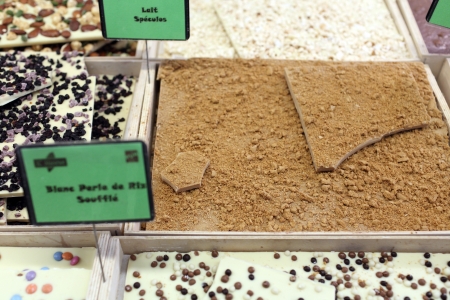 Lyon, France  November 11, 2013  Details of the third edition of the salon du chocolat in Lyon  Many chocolatiers, chefs, pastry chefs and young talents celebrated chocolate and cocoa in all its forms のeditorial素材