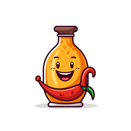 Paprika cute character, vector illustration for kids in cartoon styleの素材