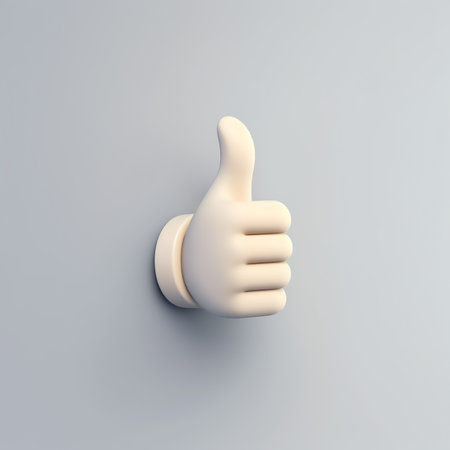 Generative AI 3D cartoon hand hand making OK gesture for success or good feedback. Positive concept and OK symbol. Customer review rating and client feedback concept. 3d vector illustrationの素材