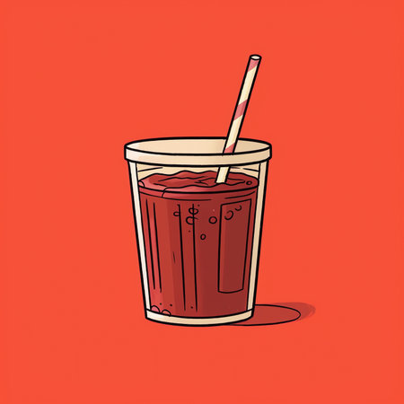 Reusable coffee cup and disposable cup - zero waste concept illustration. Sustainable lifestyle, reduce plastic, ecological concept. illustration in cartoon styleの素材