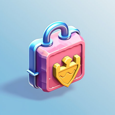 Generative AI Data protection, safety, encryption, protection, privacy concept. Realistic 3d design of padlock, lock with password. The personal data protection. Vector illustration in cartoon minimal style.の素材