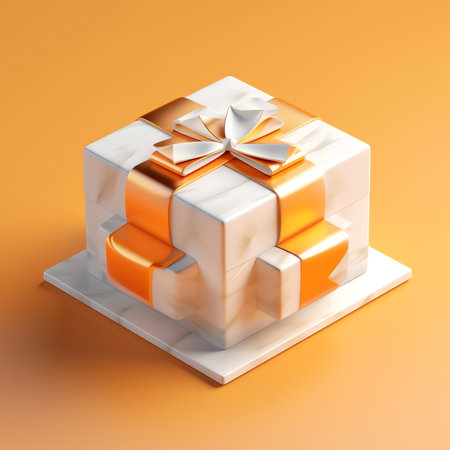 Generative AI Notification or message about a gift coupon for the purchase or subscription of a product. Discount pop up box with a percent sign and a bell. 3d vector illustrationの素材