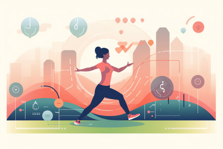 New collection vector illustration with autumn leaves on dark wooden backgroundの素材