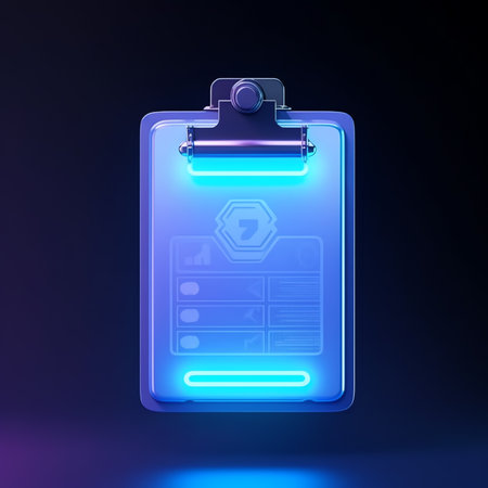 Generative AI 3d clipboard with business idea goals on project plan, fast progress, analytics 3d icon. Business invoice bill expenses idea, checklist clipboard concept. 3d icon vector render illustrationの素材