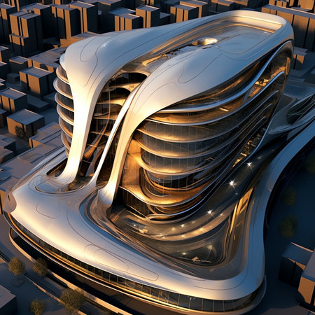 Generative AI A Beautiful Dubai City Modern Designの素材