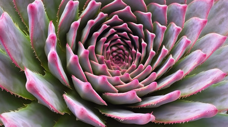 Generative AI Spiral leafed plantの素材