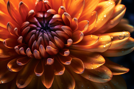 Generative AI Flower in Macro.の素材