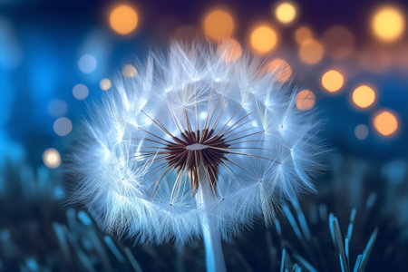 Generative AI Dreamy dandelion macroの素材